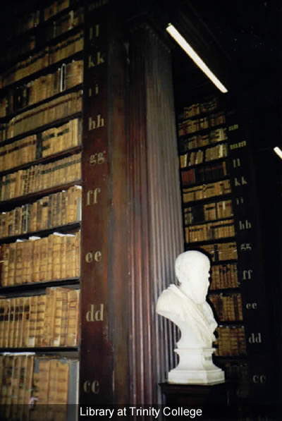 Library at Trinity College Library at Trinity College